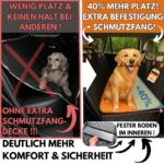 Clever Dreams Hundedecke Auto Rückbank – Wasserdichter Autoschutz mit abnehmbarer Schmutzfangmatte – Bild 5
