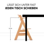 hauck Alpha+ Hochstuhl Newborn Set mit Deluxe Bouncer – 4in1 Mitwachsender Holzhochstuhl ab Geburt bis 90 kg – Bild 2