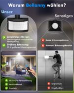 Bellanny 100W LED Flutlicht mit Bewegungsmelder – 10000 Lumen Superhell Aussenstrahler IP66 – Bild 5