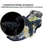 Oncpcare Hundemantel mit Geschirr – Winterjacke für kleine Hunde & Katzen – Bild 5