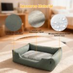 Zedelmaier Hundebett L 90×68cm Olivgrün – Ergonomisches Hundekorb mit abnehmbarem Bezug – Bild 7