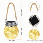2er Set Diealles Shine Solarlaterne mit 30 LEDs – IP65 Gartenleuchte Warmweiss – Bild 4