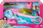Barbie Speedboat Schnellboot – Schwimmboot mit Puppe & Welpe für Kinder ab 3 Jahren – Bild 6