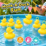 Henbrandt 20er Set Gewichtete Gummienten mit Haken – Badespielzeug & Partyspiel – Bild 4