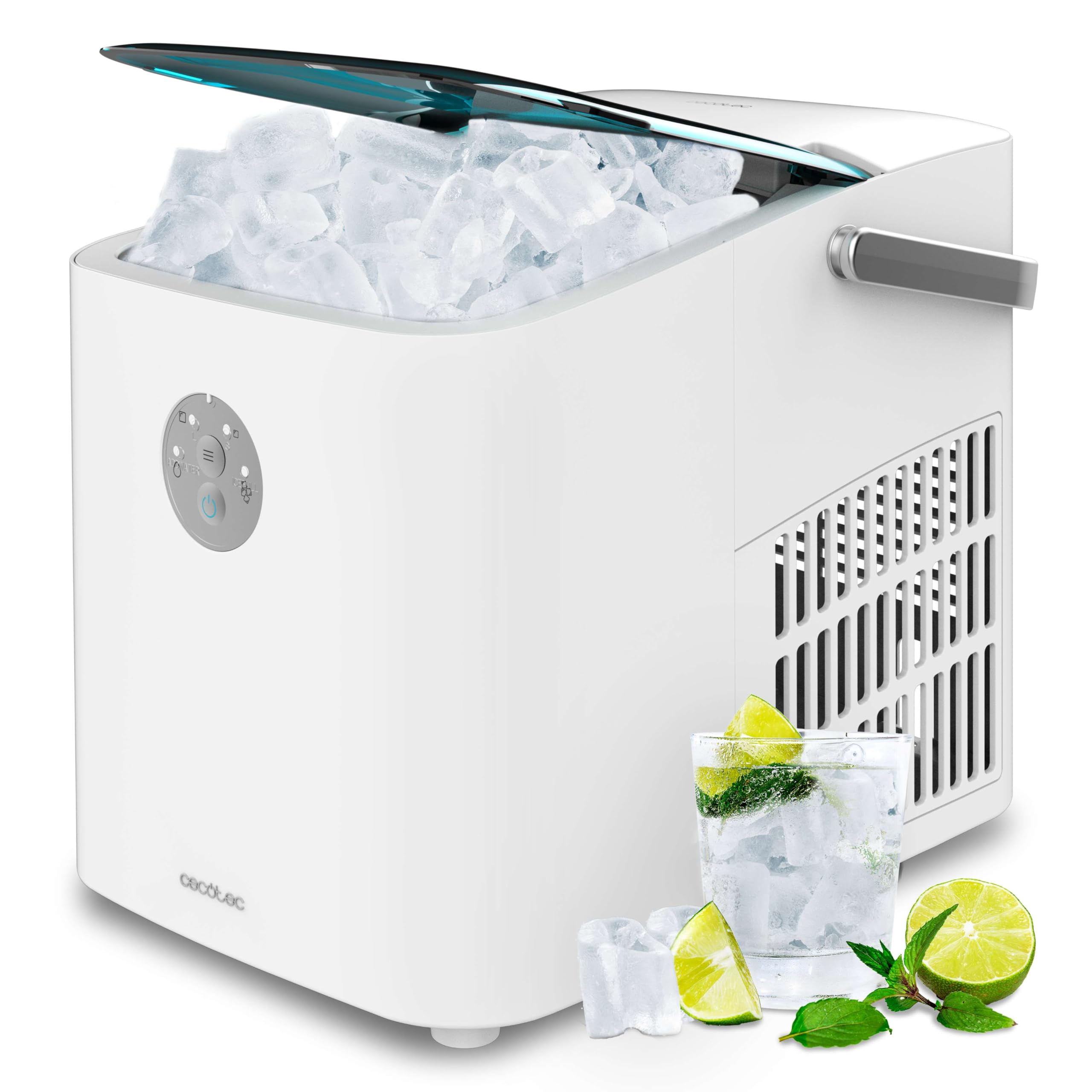 Cecotec Chillin' Ice 1200 Go – Eiswürfelmaschine 12 kg/Tag mit Schnellgefrierung