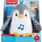 Fisher-Price Wackelnder Pinguin – Interaktives Plüschspielzeug mit Musik für Babys ab Geburt – Bild 6