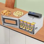 KenSyuInt Dörrautomat 6 Etagen Edelstahl – Profi Lebensmitteltrockner mit LCD-Touch & Temperaturregler – Bild 4