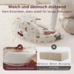 Momcozy Stillkissen mit Sicherheitsstütze – Memory-Schaum Übergrösse 57,4 cm für ergonomische Unterstützung – Bild 4
