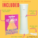PREMIUS Kabellose Rasureiismaschine – 40 Schneekegel pro Ladung, wiederaufladbar, inkl. Rezeptbuch – Bild 6