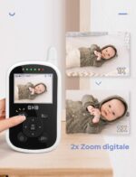 GHB Video Babyphone 2,4 GHz mit Infrarot-Nachtsicht – 300m Reichweite & Gegensprechfunktion – Bild 6