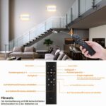 ENCOFT LED Wandleuchte 40cm Dimmbar mit Fernbedienung – 2700-6500K für Innen & Aussen – Bild 5