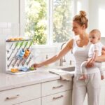 Lifewit Babyflaschen Trockenständer mit 15 Haken – Platzsparender Flaschentrockner für Arbeitsplatte – Bild 2