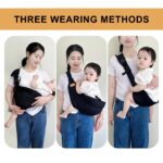 Babytrage Shengruili mit verstellbarem Schultergurt – Multifunktional für 0–36 Monate – Bild 4