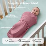Momcozy Pucksack Baby 0-3 Monate Bambus 2er Pack – Geborgenheit & einfaches Wickeln – Bild 8