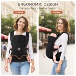 GAGAKU Babytrage 4-in-1 ergonomisch – Tragekomfort für 3,2–15 kg – Bild 4