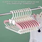 WJWSKI Mitwachsende Kinderkleiderbügel 20er Set – Verstellbar 29-37 cm für 0-18 Jahre – Bild 6