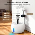 SIBAYS Katzenbrunnen 3.5L mit Ultraleise Pumpe & LED-Anzeige – Intelligenter Trinkbrunnen für Katzen & Hunde – Bild 4