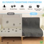HezzLuv Wasserdichte Hundedecke 203x152cm – Sofaschutz & Bettschutz Reversibel Maschinenwaschbar – Bild 6