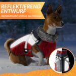 Nasjac Winter Hundemantel mit abnehmbarem Geschirr – Wasserdicht & warm für alle Grössen – Bild 8