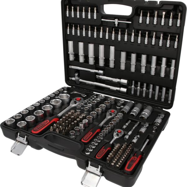 KS Tools 179-teiliger Steckschlüssel-Satz Cr-V – Evolution Serie mit 72-Zahn Umschaltknarren