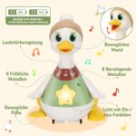 Aolieh Entenfamilie Krabbelspielzeug – Licht & Musik für Babys ab 6 Monaten – Bild 6