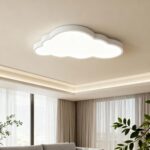 YRHome 48W Dimmbare Wolken-Deckenleuchte mit Fernbedienung – LED Kinderlampe IP44 – Bild 9