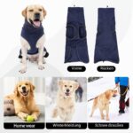 LIANZIMAU Hundepullover Fleece – Wärmende Hundejacke für kleine bis grosse Hunde – Bild 5
