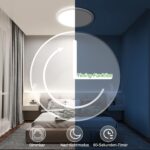 zemty 2er Set LED Deckenleuchte Dimmbar mit Fernbedienung – RGB Farbwechsel für alle Räume – Bild 4