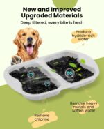 oneisall 8er-Pack Ersatzfilter für 7L Hundebrunnen – Aktivkohle-Filtersystem für Hunde & Katzen – Bild 4