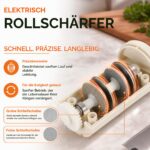 Zinueen Elektrischer Messerschärfer 5-in-1 mit 3-Geschwindigkeiten – Wiederaufladbar – Bild 3