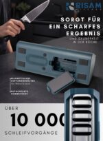 RISAM kitchen Elektro-Messerschärfer mit 3-Stufen-Schleifsystem – Professionelle Messerbearbeitung für alle Messertypen – Bild 3