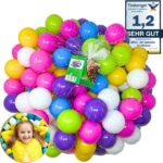 EKNA Spielbälle 200-600er Set Ø5,5cm – TÜV-geprüft für Bällebad & Kinderzimmer