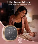 NCVI Elektrische Milchpumpe Rosa – 4 Modi, 9 Stufen, Ultra-Leise & Auslaufsicher – Bild 6