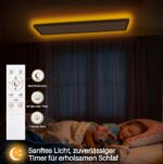 SNADER LED Panel Deckenleuchte 58x20cm, 24W Dimmbar mit Fernbedienung – Intelligente Deckenlampe für jeden Raum – Bild 4