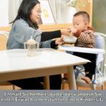 M-CASTLE Tragbarer Babystuhl mit Tablett – Klappbarer Reisesitz für 6 Monate bis 3 Jahre – Bild 9