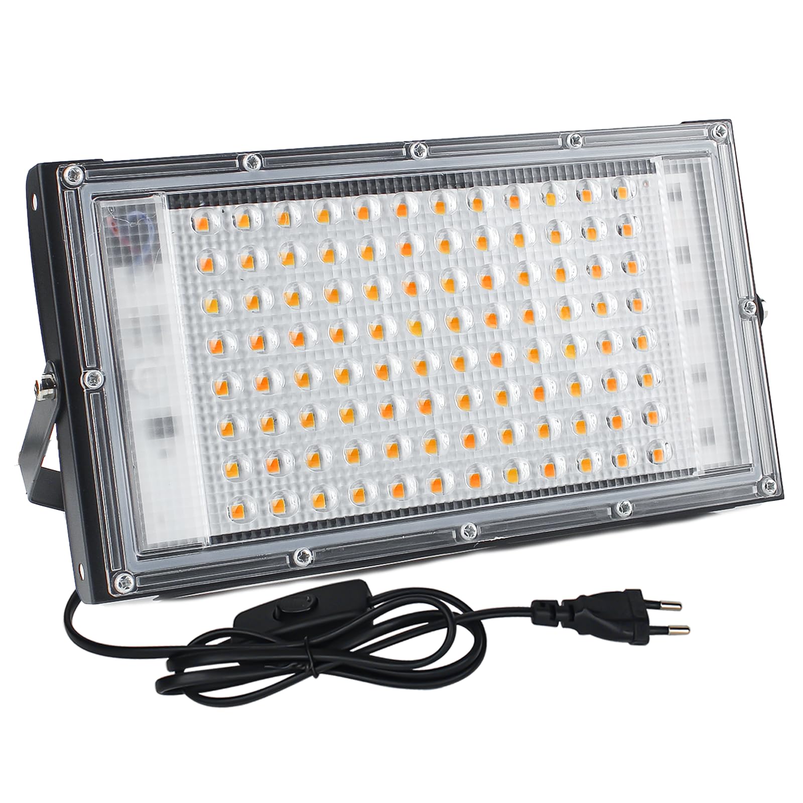 CREATESTAR LED Strahler 100W – 10000 Lumen Flutlicht IP65 Warmweiss für Aussen