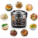 FOR ME Multikocher 5L mit 11 Programmen – Elektrischer Reiskocher mit Zeitsteuerung & LED-Display – Bild 2