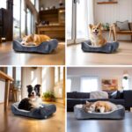 Nobleza Hundebett 87x77cm mit rutschfester Unterseite – Superweich & waschbar für grosse Hunde – Bild 7