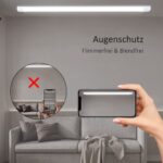 CBJKTX LED Deckenleuchte 120cm – 24W Neutralweiss 4000K Bürolampe Energiesparend – Bild 3