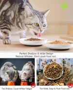 Wellbro Katzennapf Keramik 3er-Pack – Rutschfest & schnurrhaarfreundlich – Bild 6