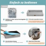 COZY KISS Kühlendes Hundebett XL – Orthopädisches Hundesofa mit Wärmeableitung – Bild 9