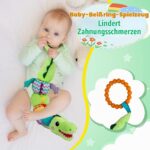 EnGiTores Musikalische Raupe Plüschtier – 4-in-1 Sinnesspielzeug für Babys 0-12 Monate – Bild 6