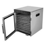 banborba 800W Dörrautomat mit 10 Ablagen – Edelstahl Dehydrator mit Temperaturregler 30-90°C – Bild 5