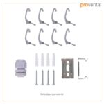 Proventa EasyBudget LED-Feuchtraumleuchte 60cm 9W Neutralweiss – IP65 Wannenleuchte – Bild 3