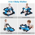 DREAMADE 4 in 1 Lauflernwagen Autodesign – Höhenverstellbar & Klappbar für Babys ab 6 Monate – Bild 3