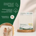 GRÜNSPECHT Wasserdichte Betteinlage 70 x 140 cm – Bio-Baumwolle mit Nässeschutz – Bild 3