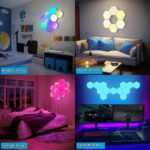 OurLeeme Hexagon LED Panel 12er Set RGB – Gaming Wandleuchte mit App & Fernbedienung – Bild 6
