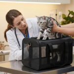 Conlun Katzentransportbox M – Flugzeugtauglich mit Sicherheitsschnalle für bis 7 kg – Bild 3