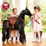 Ponnie Ebony M Reitpferd mit Rollen – Mechanisches Spielpferd für Kinder 5-12 Jahre – Bild 5