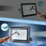 toobettp 100W LED Aussenstrahler 10000lm – IP66 Flutlicht Warmweiss für Garten & Hof – Bild 5